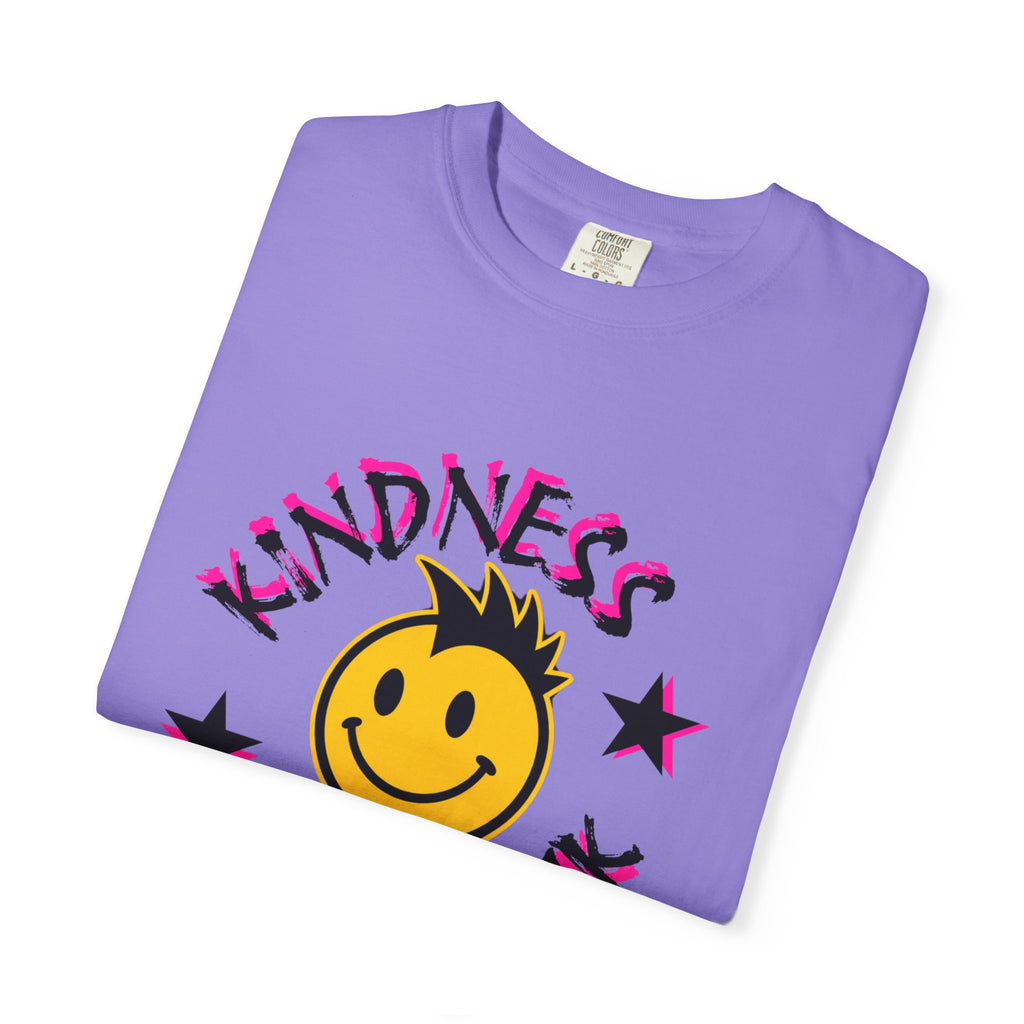 Kindness Is Punk Smiley Comfort Colors T-Shirt