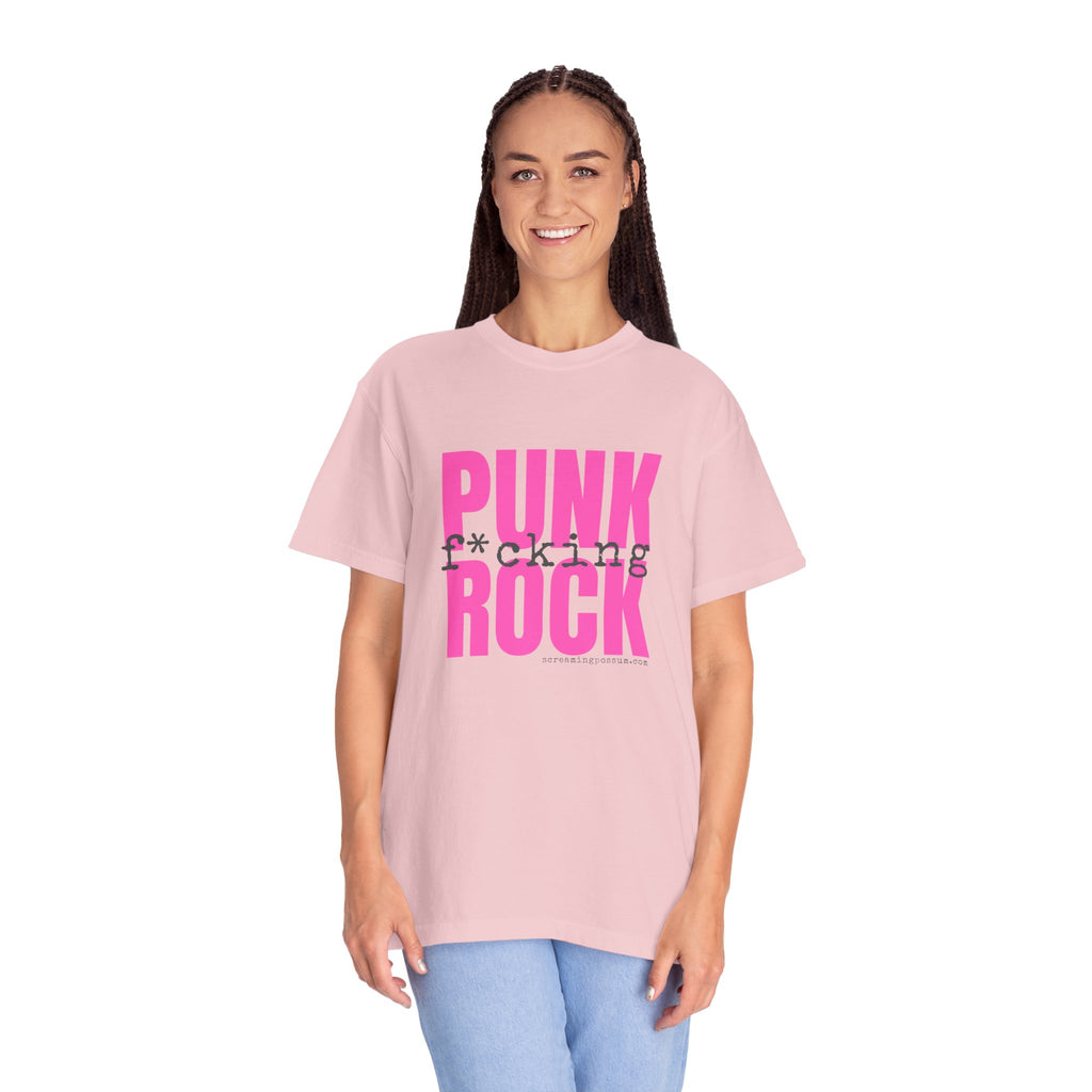 Punk Fucking Rock Comfort Colors Graphic T-Shirt