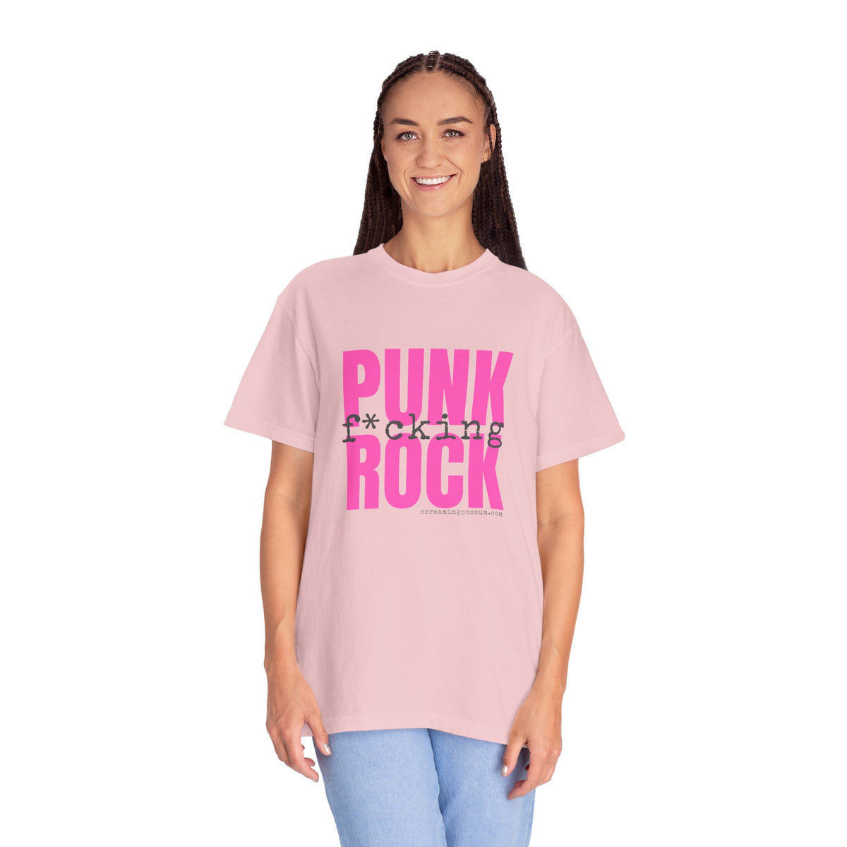 Punk Fucking Rock Comfort Colors Graphic T-Shirt