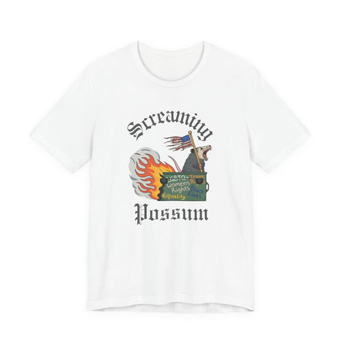 DEI Ride or Die Screaming Possum Bella + Canvas T-Shirt
