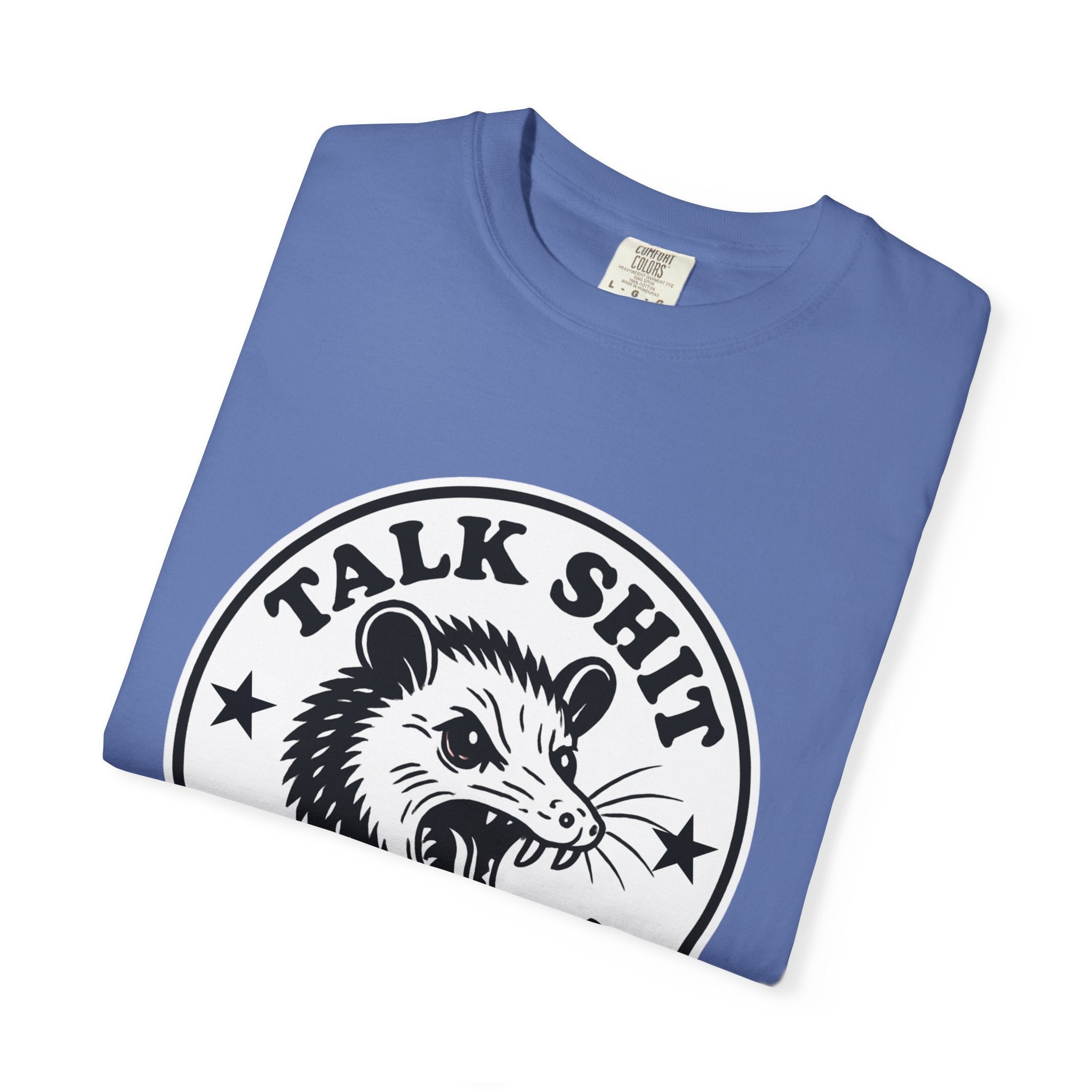 Talk Shit Get Bit Tee — Screaming Possum Graphic T-Shirt