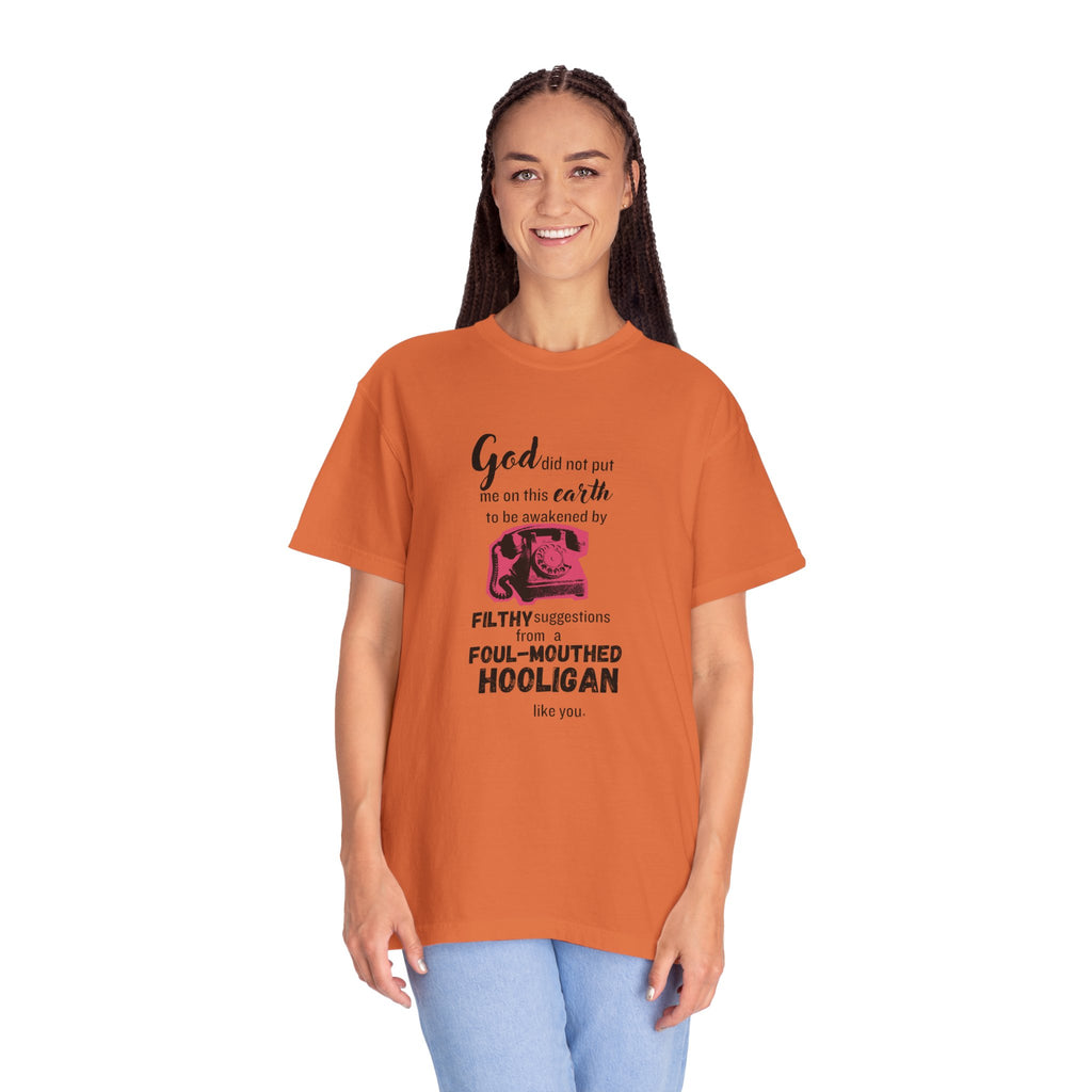 Sixteen Candles "God did not put me on this earth..." 80s Movie Quote Tee on Bella + Canvas Shirt