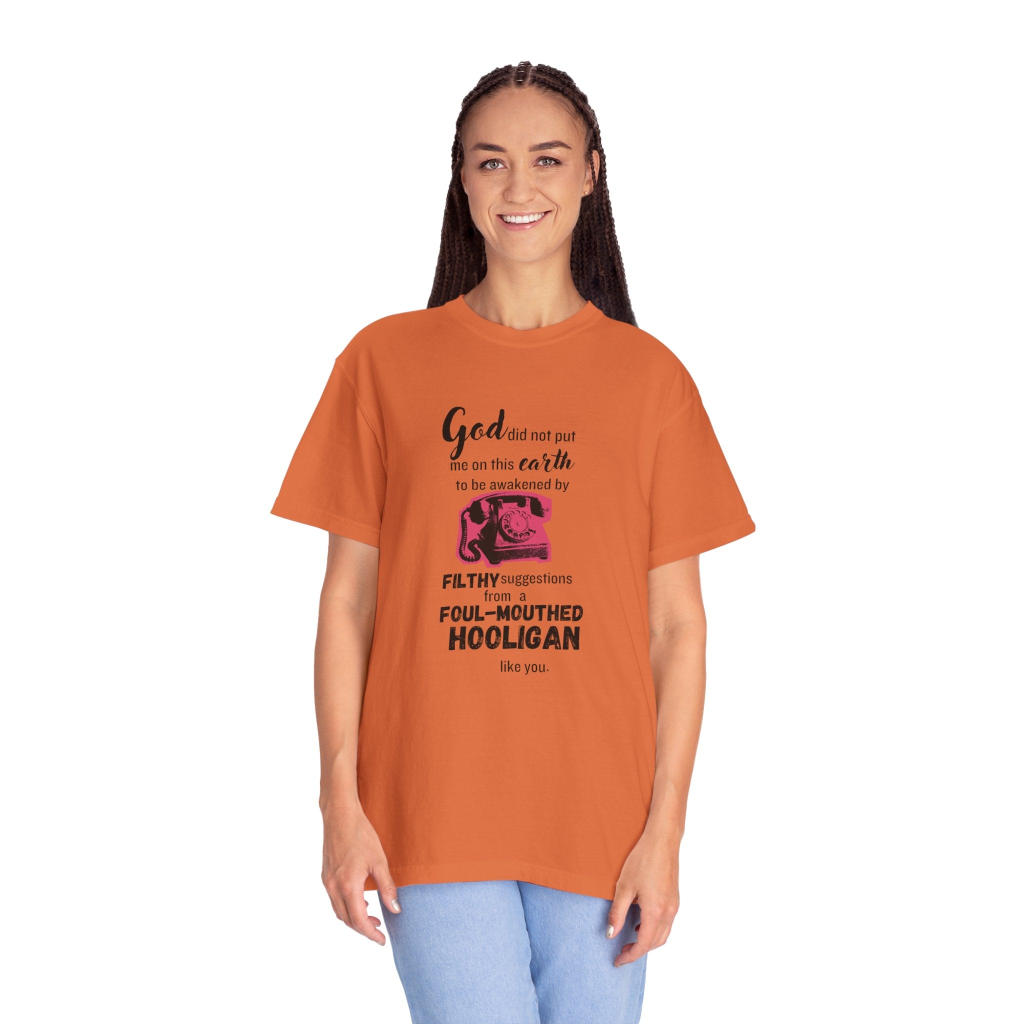 Sixteen Candles "God did not put me on this earth..." 80s Movie Quote Tee on Bella + Canvas Shirt