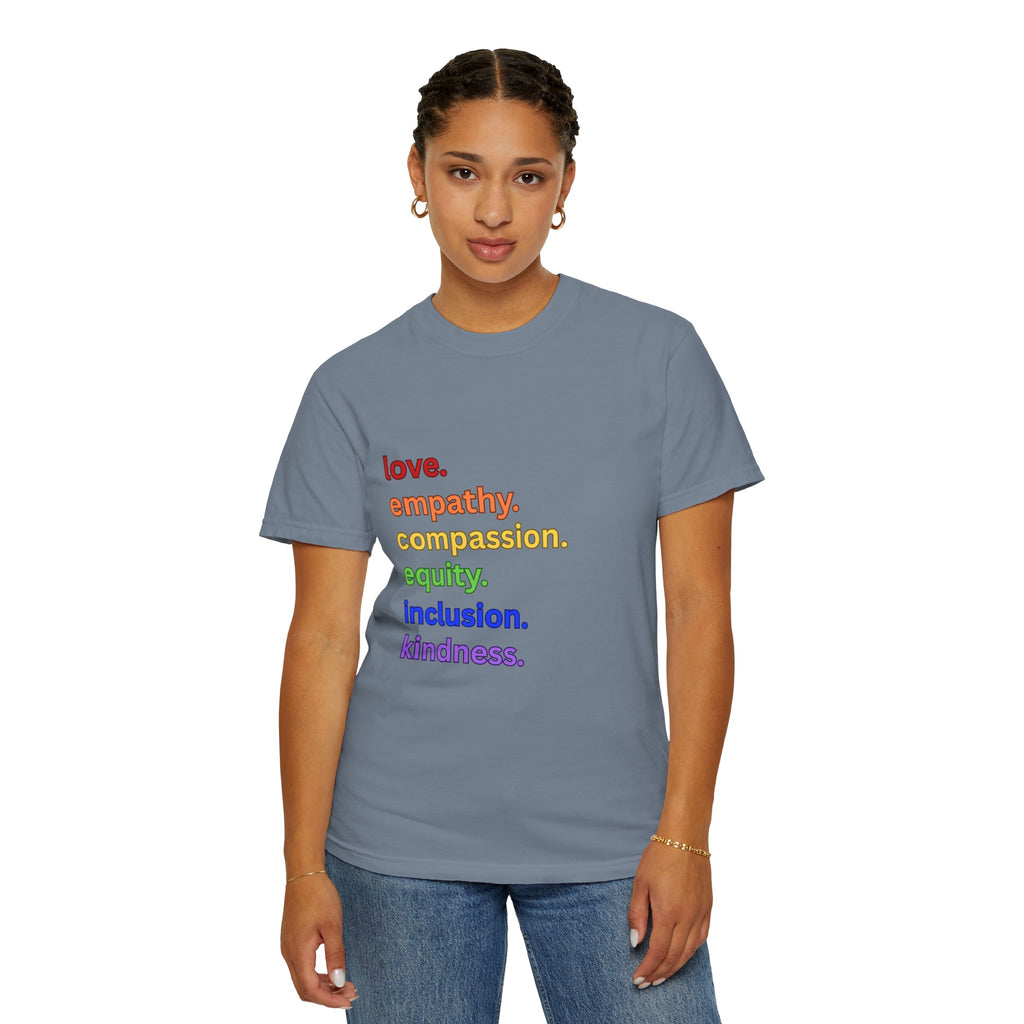 Social Justice Unisex T-shirt, Love Empathy Compassion Equity Inclusion Kindness Tee, Equality Shirt, Activist Apparel, Justice Clothing