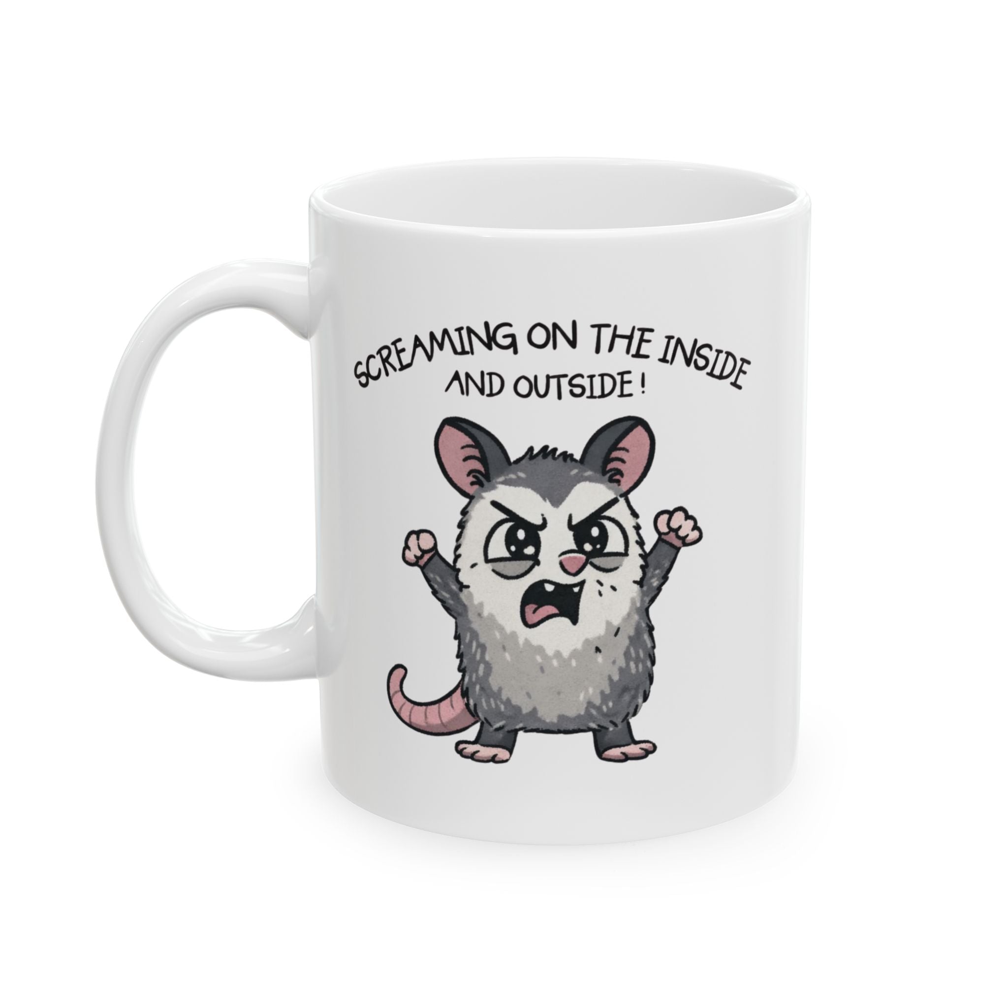 Screaming on the Inside Coffee Mug