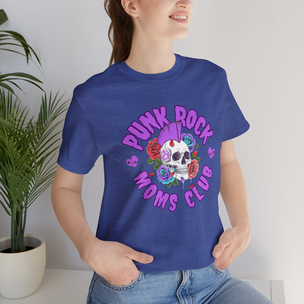 Punk Rock Moms Club — Skull & Roses Bella + Canvas T-Shirt