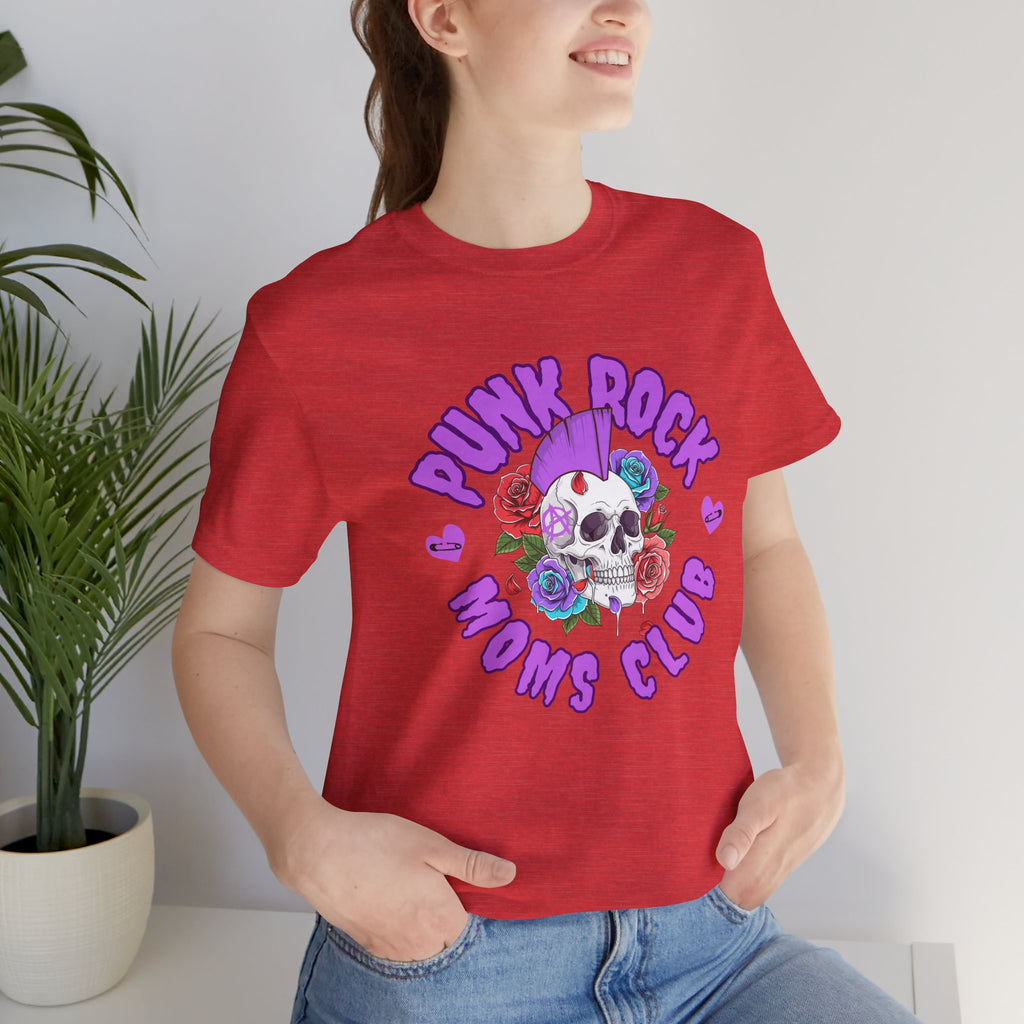 Punk Rock Moms Club — Skull & Roses Bella + Canvas T-Shirt