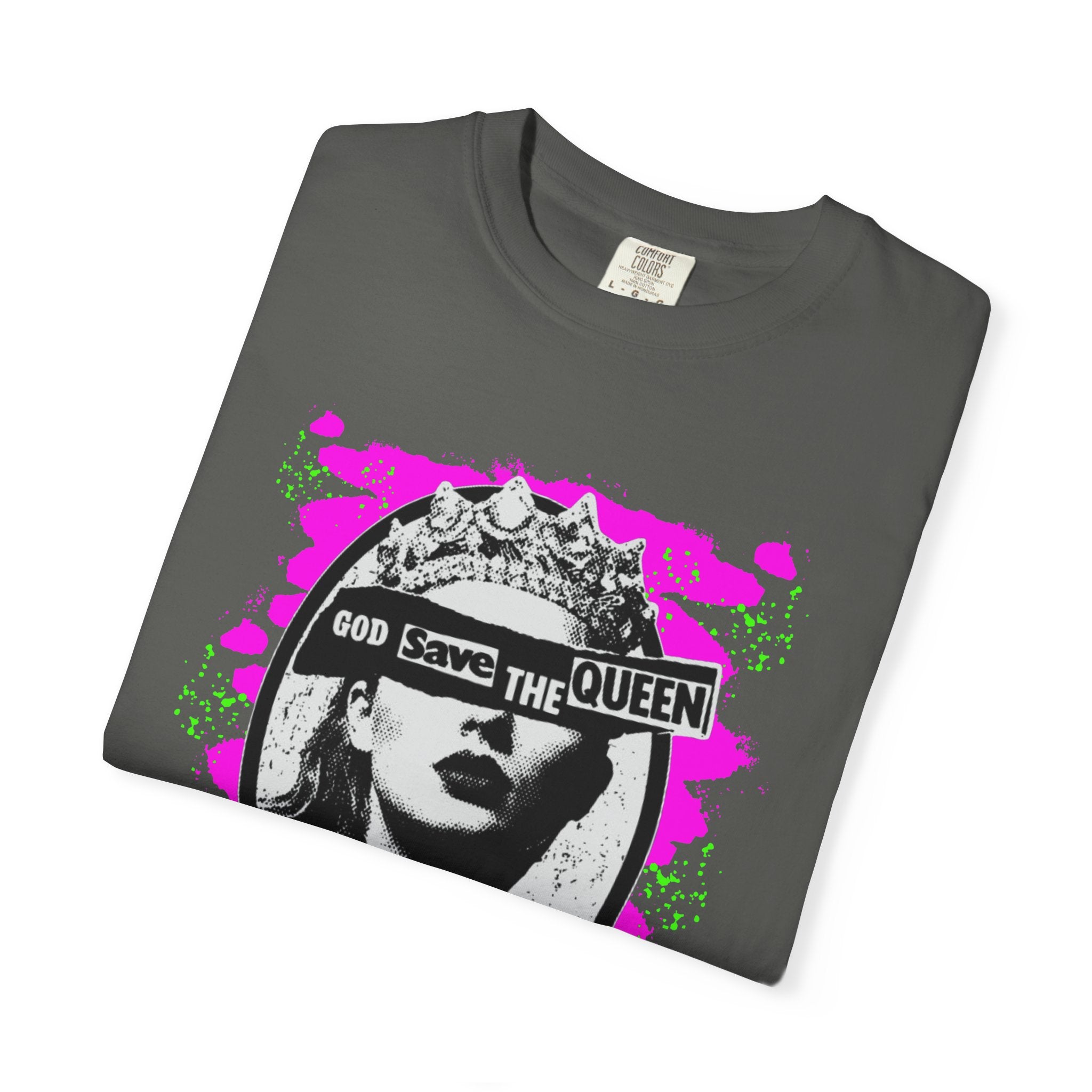 God Save the Queen Classic Punk x Swifty Mashup Comfort Colors T-shirt