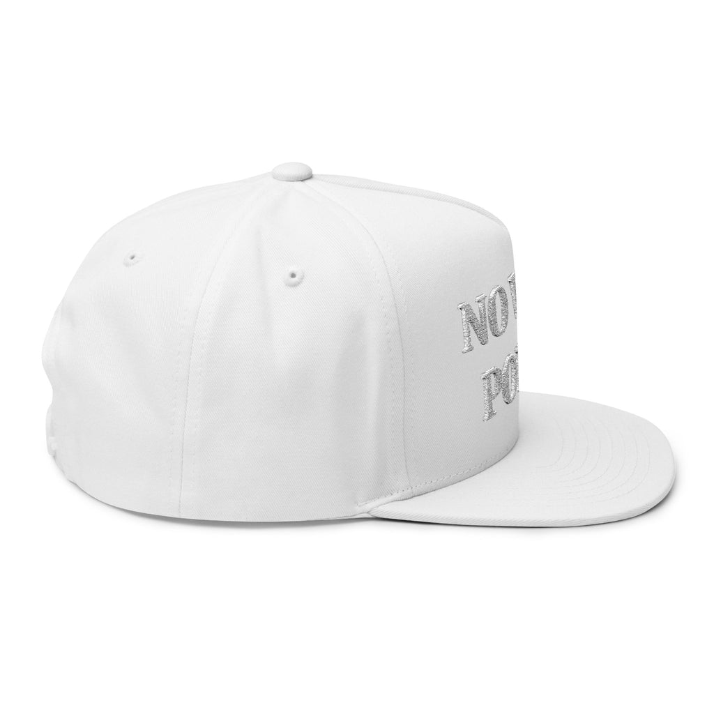 No Vote Por Él Embroidered Flatbill Snapback Hat