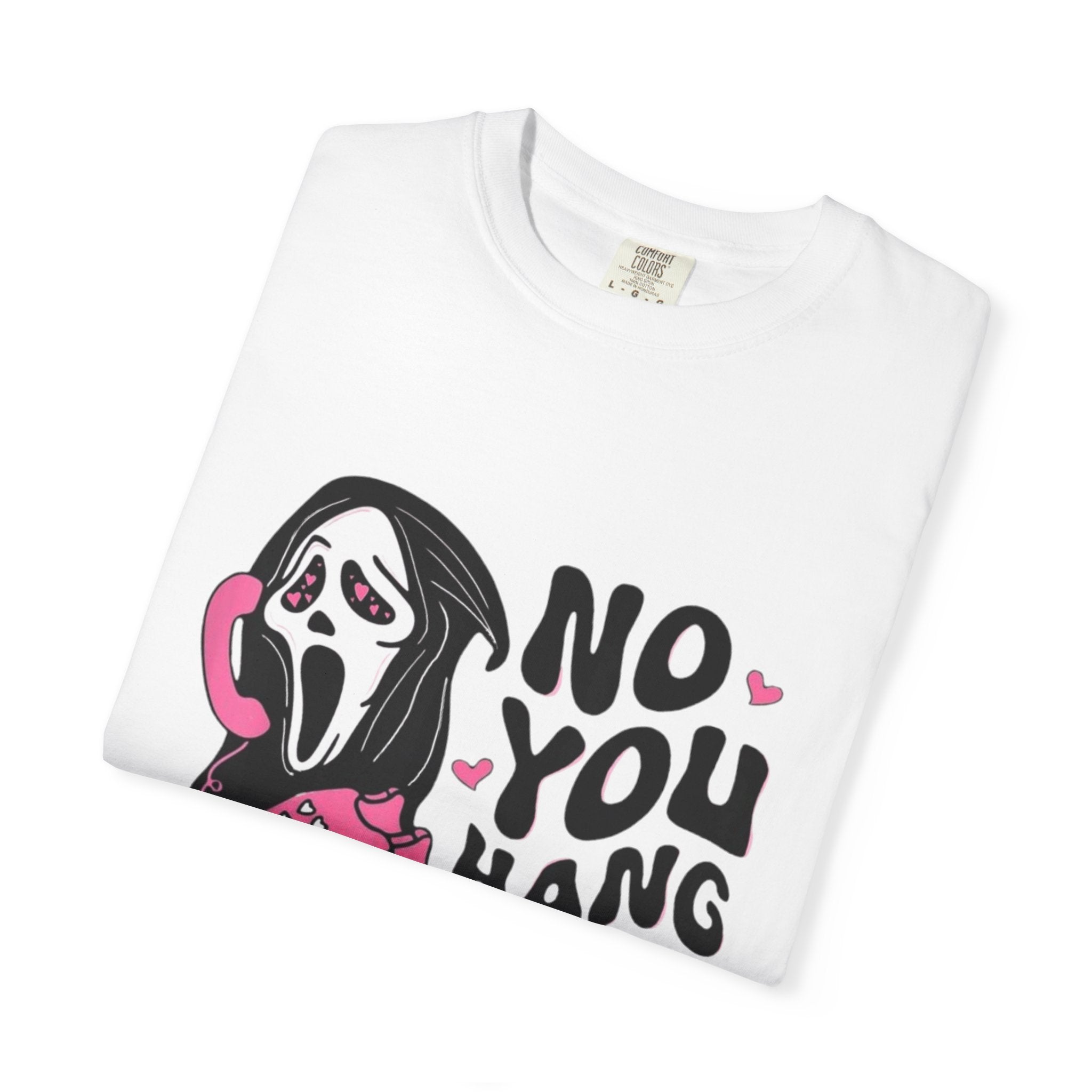 Ghostface Funny Halloween T-shirt, No you hang up Unisex Tee, Halloween Costume Shirt, Halloween Party Top, Spooky Tee Shirt