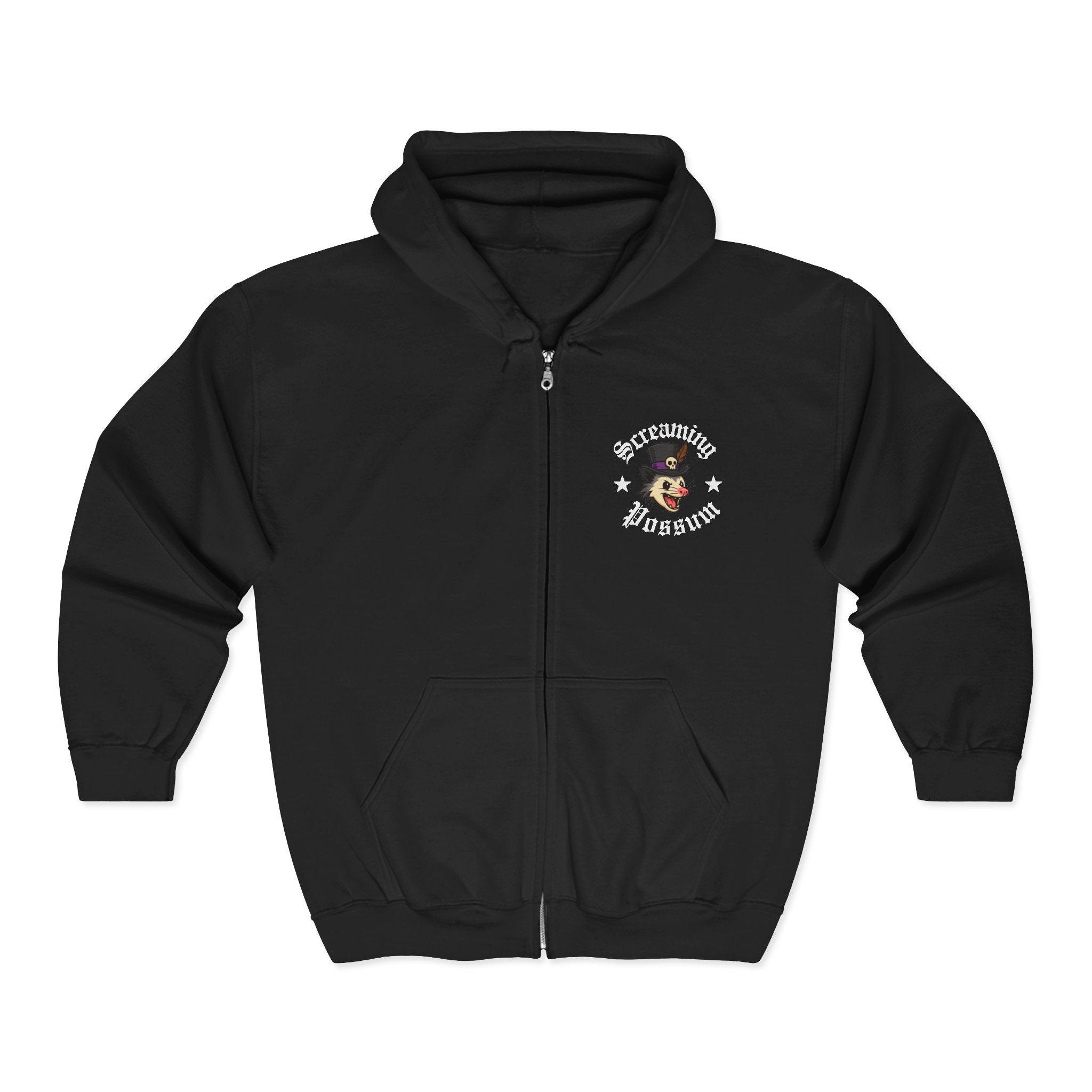Screaming Possum DEI Ride or Die Full Zip Hooded Sweatshirt