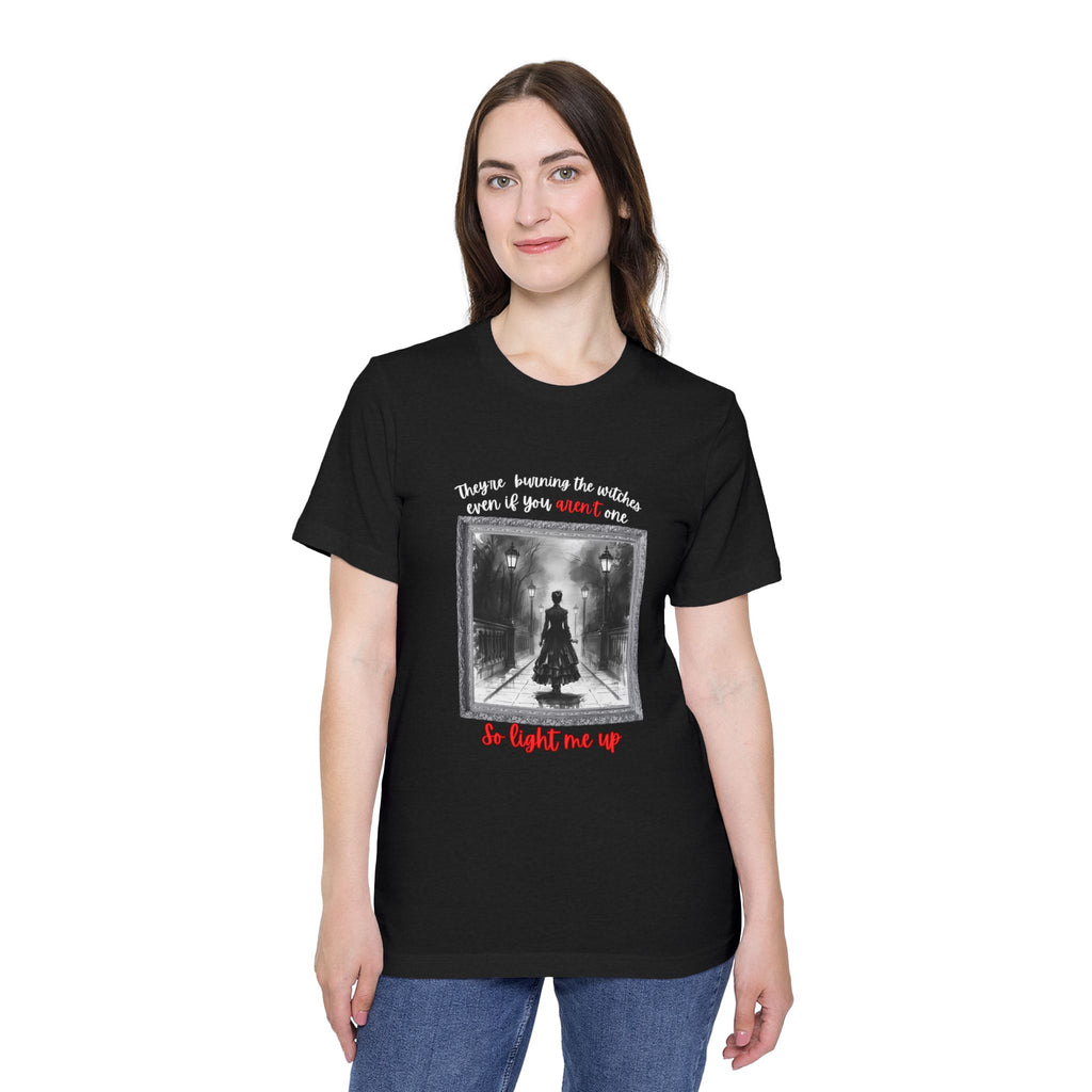 They're Burning the Witches Even If You Aren't One Swiftie Tee on Bella + Canvas Shirt